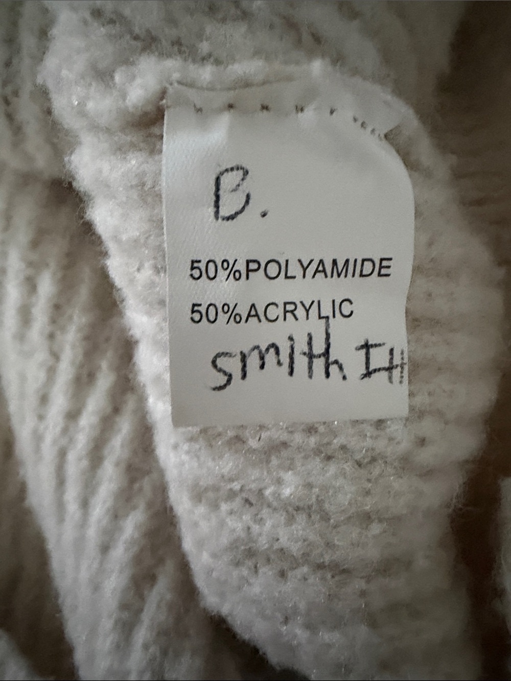Light Cream Ribbed Button-Front Cardigan Sweater - Picture 4 of 4